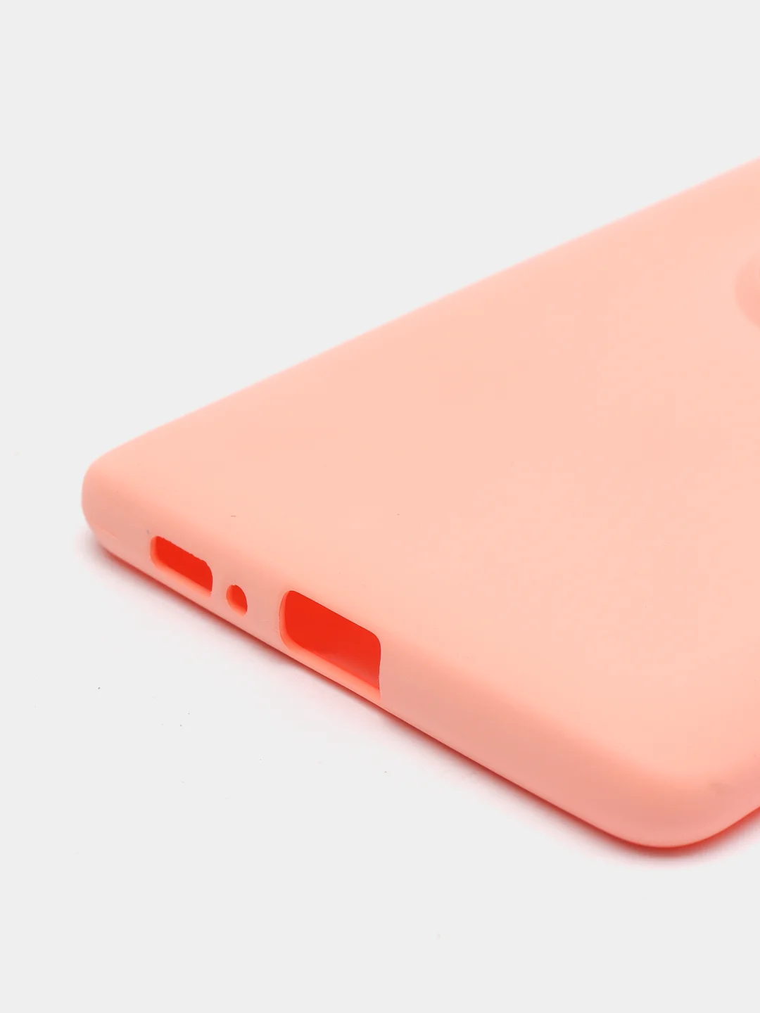 Коралловый чехол Samsung Galaxy S10 Lite, Самсунг Галакси С10 Лайт силиконовый с кольцом-держателем