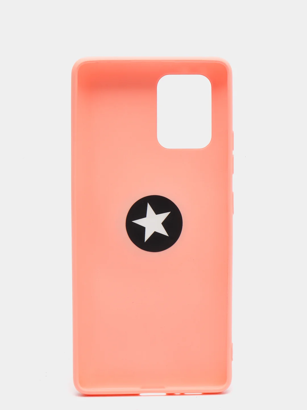 Коралловый чехол Samsung Galaxy S10 Lite, Самсунг Галакси С10 Лайт силиконовый с кольцом-держателем