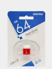 Красный флешка SmartBuy USB flash drive 64GB Lara