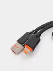 USB кабель с выходом Lightning для зарядки и передачи данных / Мягкий кабель