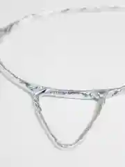 Серебряный ободок для волос Beriotti