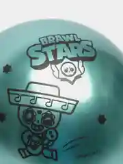 Золотой воздушные шары Бравл Старс 5 штук Хром Brawl stars