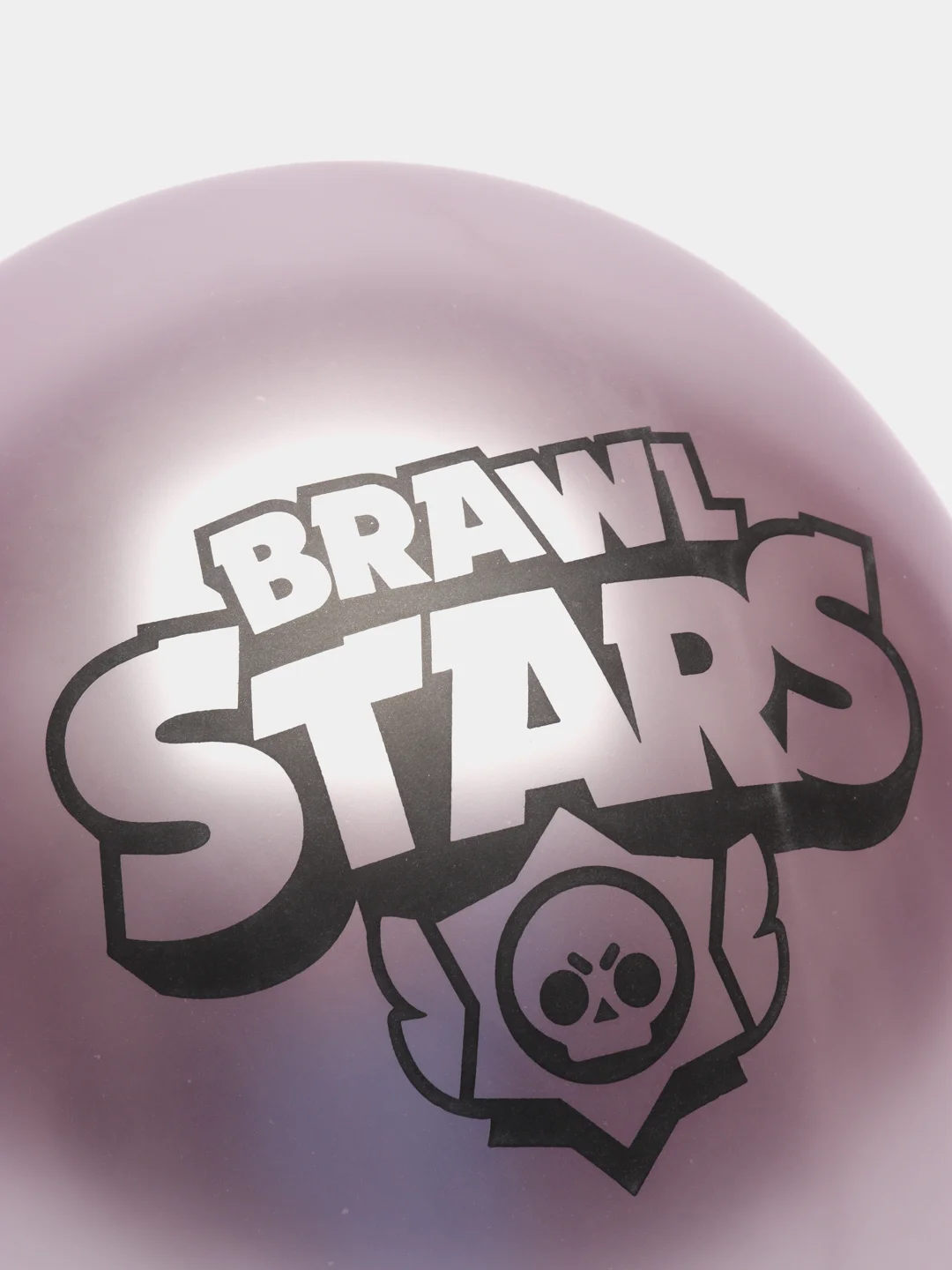 Серебряный воздушные шары Бравл Старс 5 штук Хром Brawl stars