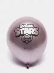Серебряный воздушные шары Бравл Старс 5 штук Хром Brawl stars