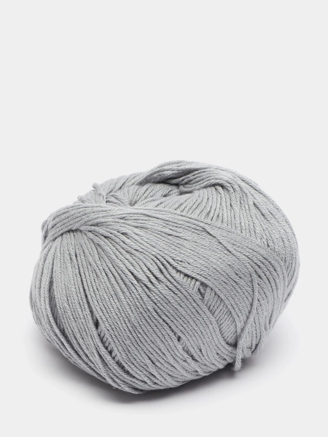 Серый пряжа YarnArt Baby Cotton, хлопок, акрил, 50 г, 165 м
