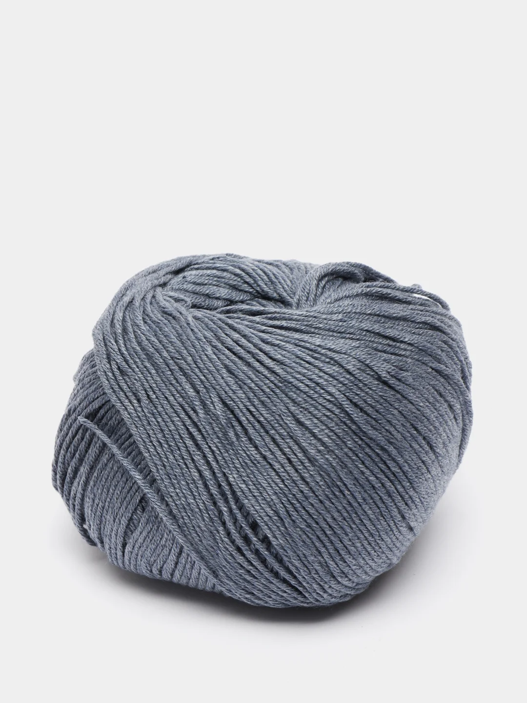 Синий меланж пряжа YarnArt Baby Cotton, хлопок, акрил, 50 г, 165 м