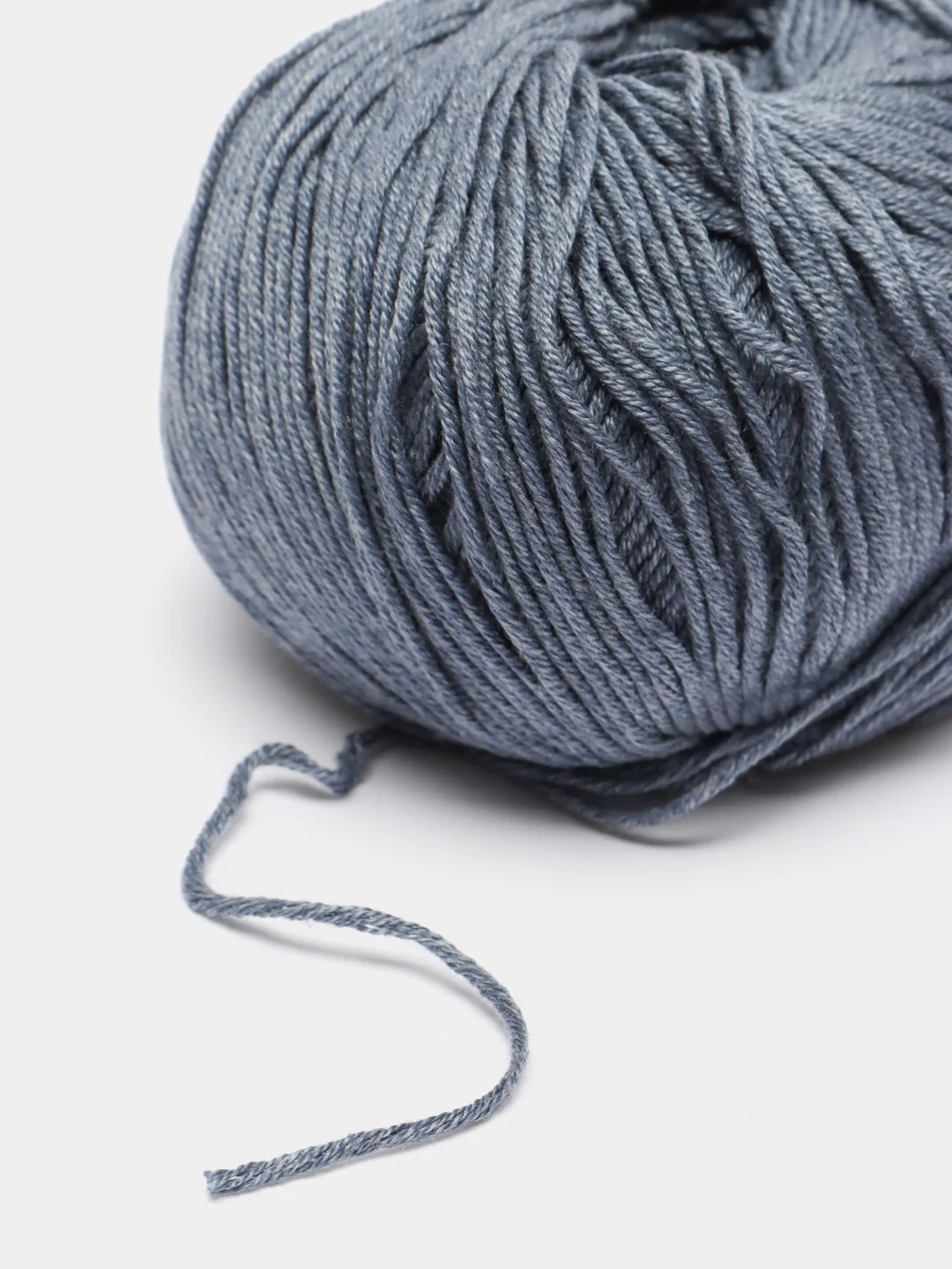 Синий меланж пряжа YarnArt Baby Cotton, хлопок, акрил, 50 г, 165 м