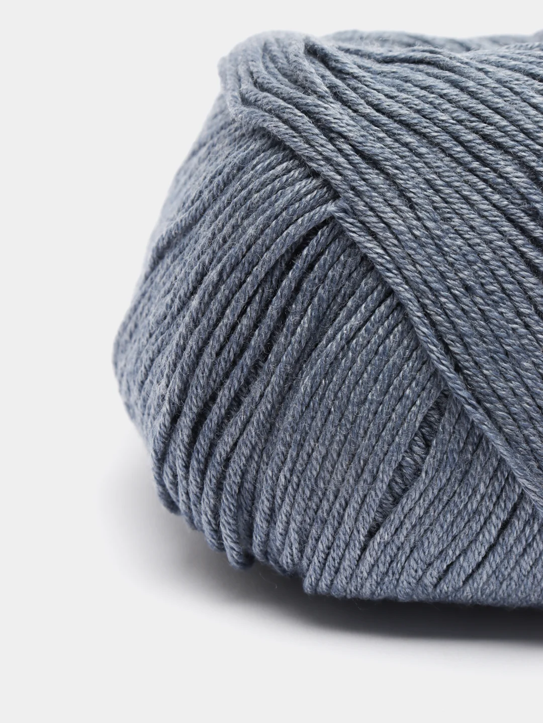 Синий меланж пряжа YarnArt Baby Cotton, хлопок, акрил, 50 г, 165 м