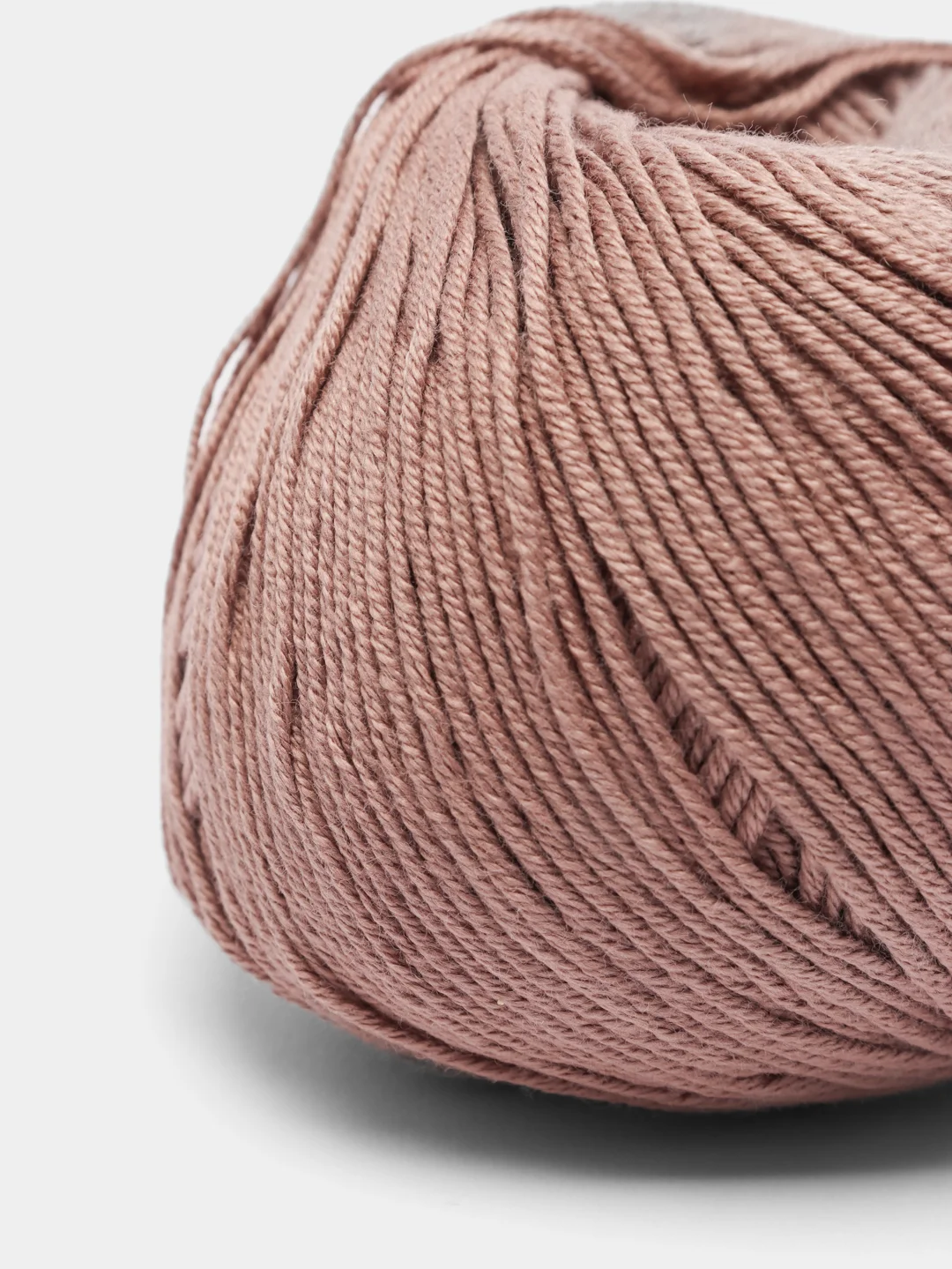 Коричневый пряжа YarnArt Baby Cotton, хлопок, акрил, 50 г, 165 м