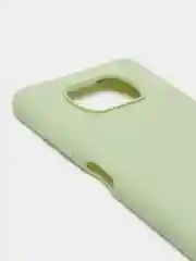 Зеленый чехол на Xiaomi Poco X3 (NFC) / X3 Pro силиконовый, сяоми поко