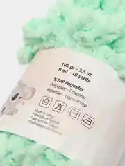 Мятный пряжа Koala Baby New Puffy, 100 г, 9 м