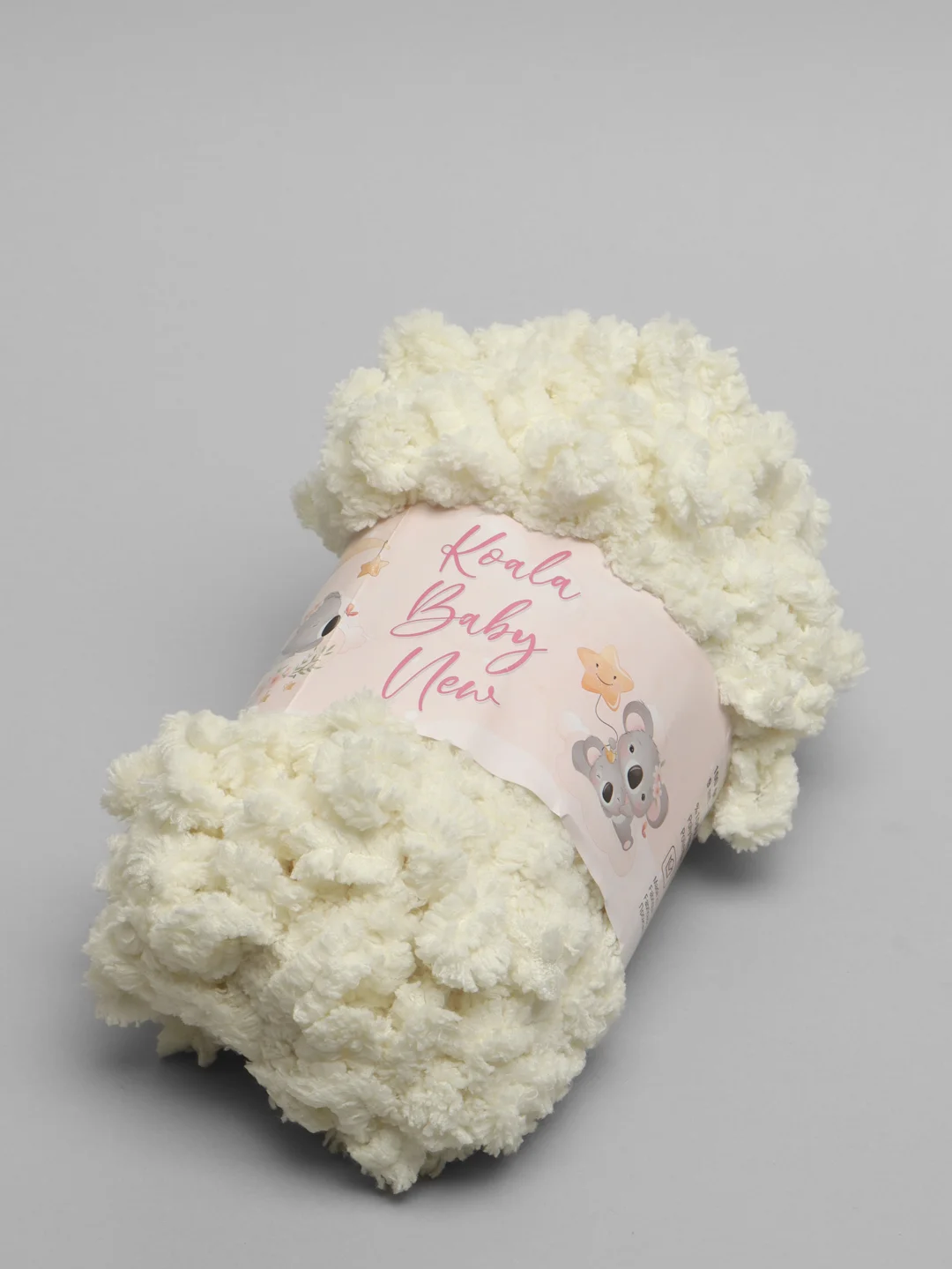 Молочный пряжа Koala Baby New Puffy, 100 г, 9 м