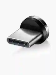 Серебряный магнитный кабель без разъема 3А, разъёмы MicroUSB, Type-C, Lightning для Андроид, iPhone