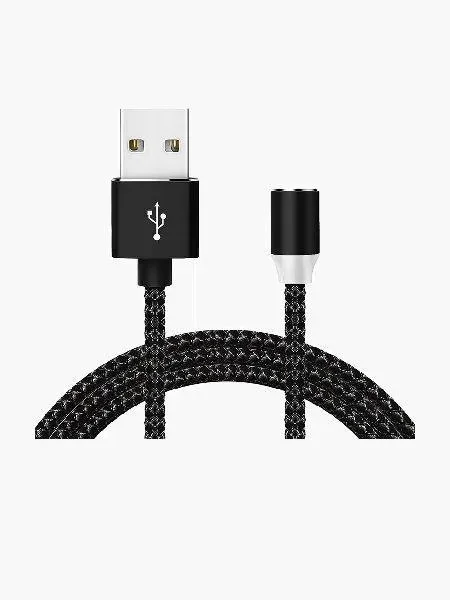 Серебряный магнитный кабель без разъема 3А, разъёмы MicroUSB, Type-C, Lightning для Андроид, iPhone