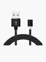 Серебряный магнитный кабель без разъема 3А, разъёмы MicroUSB, Type-C, Lightning для Андроид, iPhone