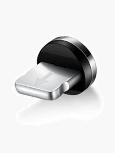 Серебряный магнитный кабель без разъема 3А, разъёмы MicroUSB, Type-C, Lightning для Андроид, iPhone