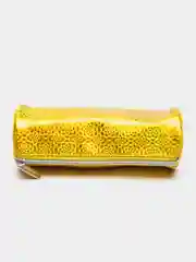 Пенал-тубус BRAUBERG, мягкий, "Glitter Gold", 20х7х7 см, 229016