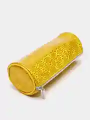 Пенал-тубус BRAUBERG, мягкий, "Glitter Gold", 20х7х7 см, 229016
