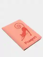 Розовый обложка для паспорта