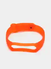 Красный ремешок для Xiaomi Mi Band 5 / 6, силиконовый, прозрачный