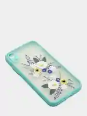 Зеленый чехол для iPhone 7/8/XR/X/XS/Max/11/12/13/Pro/Max/mini/Plus/айфон про макс с принтом