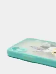 Зеленый чехол для iPhone 7/8/XR/X/XS/Max/11/12/13/Pro/Max/mini/Plus/айфон про макс с принтом