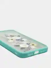 Зеленый чехол для iPhone 7/8/XR/X/XS/Max/11/12/13/Pro/Max/mini/Plus/айфон про макс с принтом