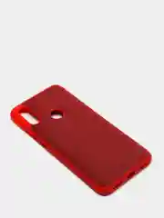 Красный чехол джинсовый для Xiaomi Redmi Go/A2 Lite/4X/5/5+/6/6A/6 Pro/7/7A/Poco F1