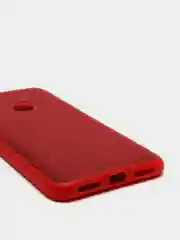 Красный чехол джинсовый для Xiaomi Redmi Go/A2 Lite/4X/5/5+/6/6A/6 Pro/7/7A/Poco F1