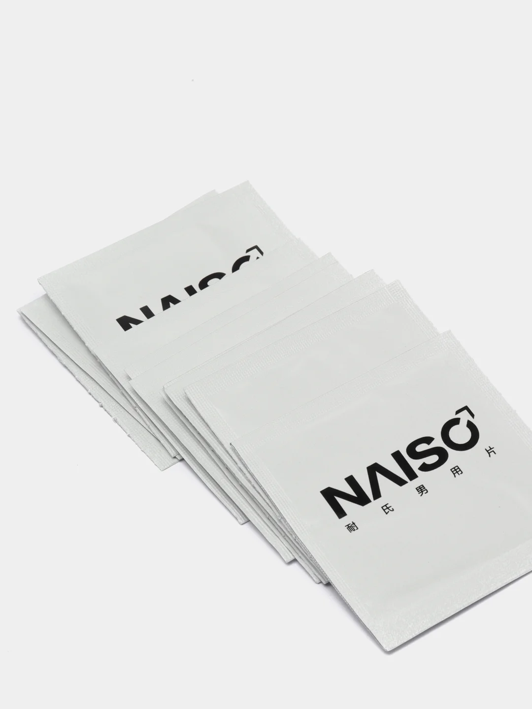 Черный салфетки с пролонгирующим эффектом для пениса NAISO, салфетка пролонгатор для эрекции