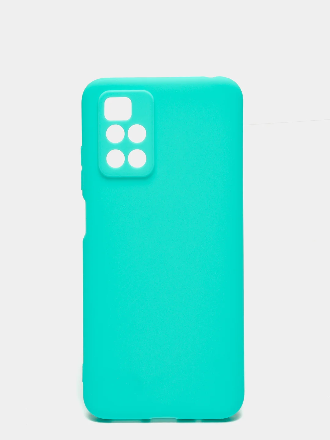 Бирюзовый чехол для Xiaomi Redmi 10 силиконовый