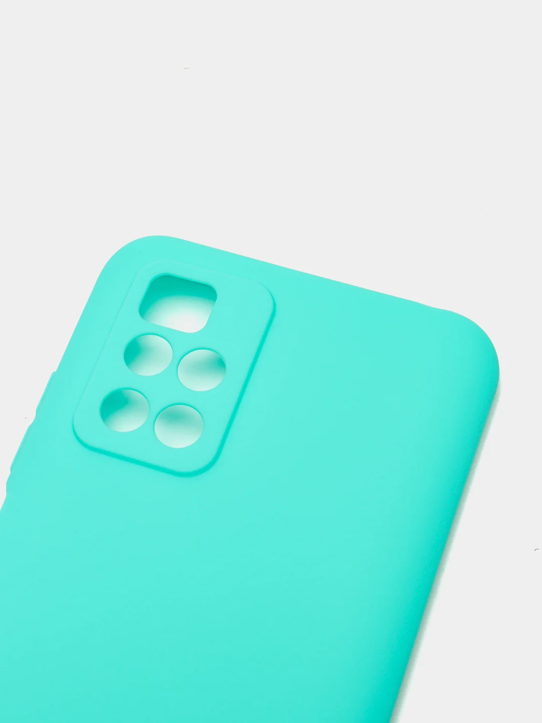 Бирюзовый чехол для Xiaomi Redmi 10 силиконовый