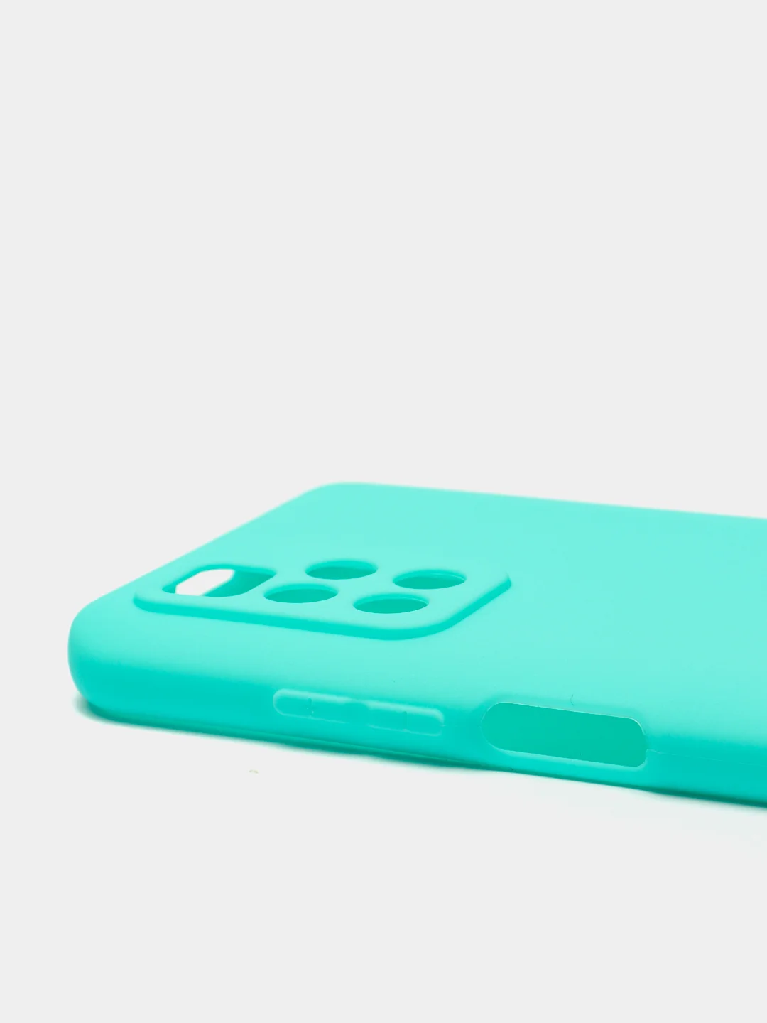 Бирюзовый чехол для Xiaomi Redmi 10 силиконовый