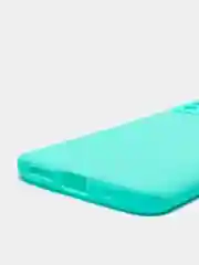 Бирюзовый чехол для Xiaomi Redmi 10 силиконовый