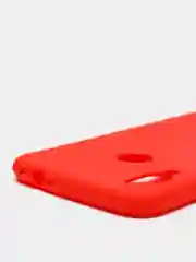 Алый чехол Xiaomi Redmi Note 7 силиконовый цветной матовый (Сяоми Редми Нот 7)