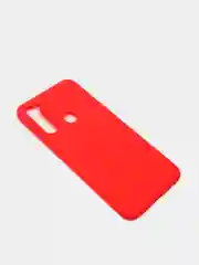 Алый чехол Xiaomi Redmi Note 8T, Сяоми Редми Нот 8Т, силиконовый цветной матовый