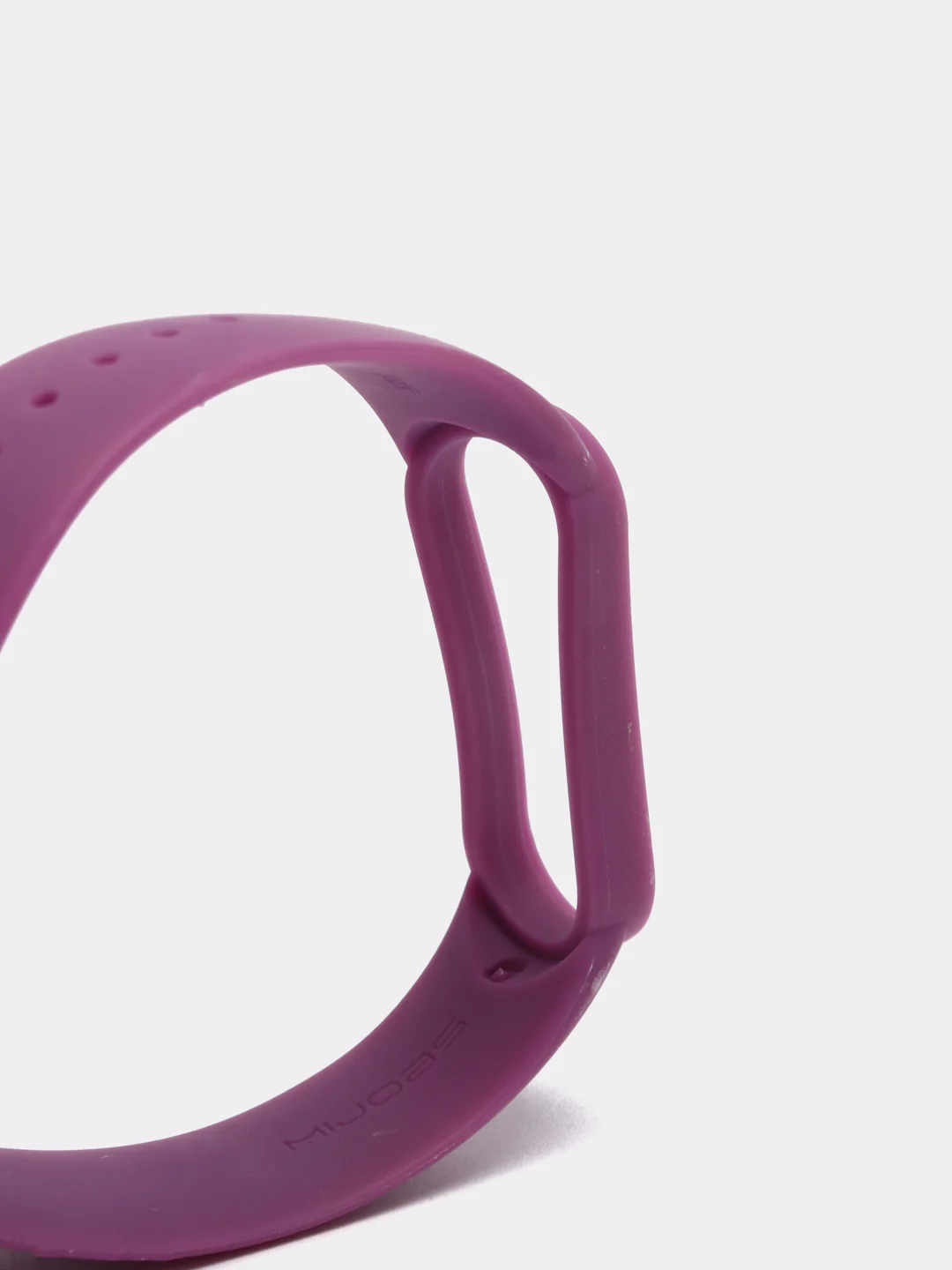 Пурпурный ремешок для Xiaomi Mi Band 5 / 6 / 7, силиконовый