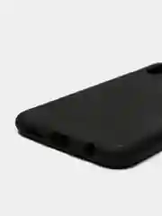 Угольный чехол Huawei P20 Lite (2018), Хуавей П20 Лайт 2018, черный силиконовый