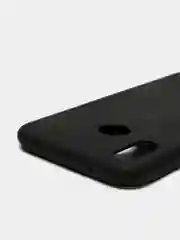 Угольный чехол Huawei P20 Lite (2018), Хуавей П20 Лайт 2018, черный силиконовый