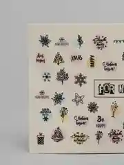 Слайдеры для дизайна ногтей "Новый Год. Слова", 120
