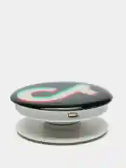 Черный попсокет TikTok для смартфона (Tik tok, тик ток, тикток)
