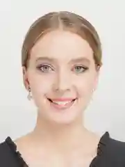 Женские серьги на подвесках с камнями "Клевер"