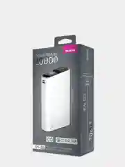 Белый внешний аккумулятор Olmio QS-20, 20000 mAh, с быстрой зарядкой