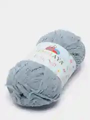 Серый пряжа плюшевая Himalaya "Baby Soft", 100% полиэстер, 115 м, 50 г