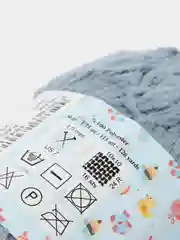 Серый пряжа плюшевая Himalaya "Baby Soft", 100% полиэстер, 115 м, 50 г