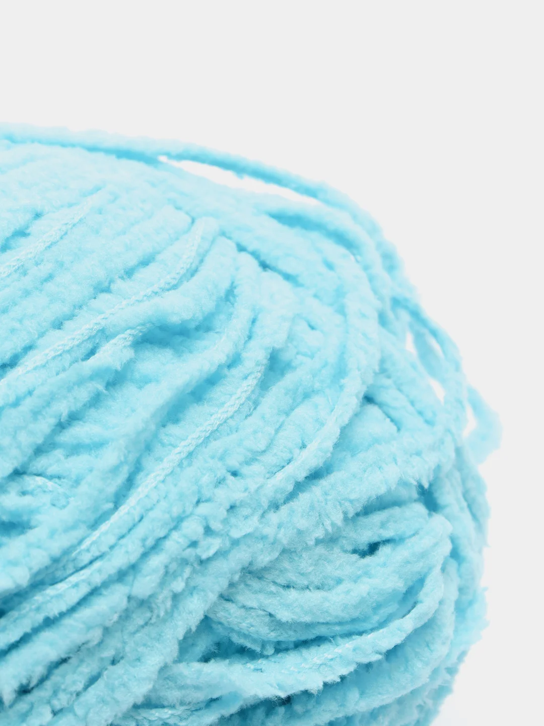 Бирюзовый пряжа плюшевая Himalaya "Baby Soft", 100% полиэстер, 115 м, 50 г
