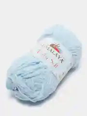 Голубой пряжа плюшевая Himalaya "Baby Soft", 100% полиэстер, 115 м, 50 г