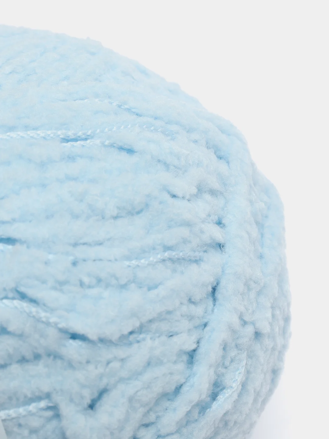 Голубой пряжа плюшевая Himalaya "Baby Soft", 100% полиэстер, 115 м, 50 г