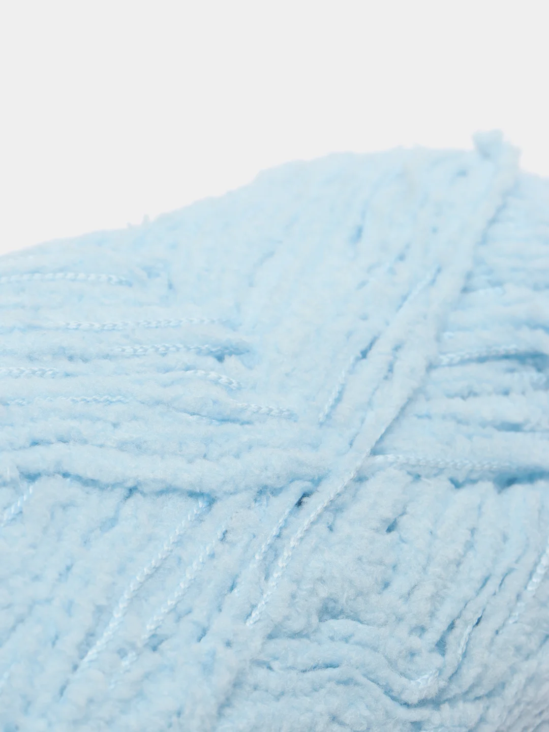 Голубой пряжа плюшевая Himalaya "Baby Soft", 100% полиэстер, 115 м, 50 г