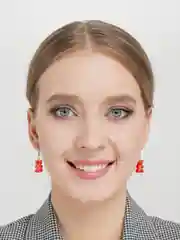 Красный серьги "Мармеладные мишки"